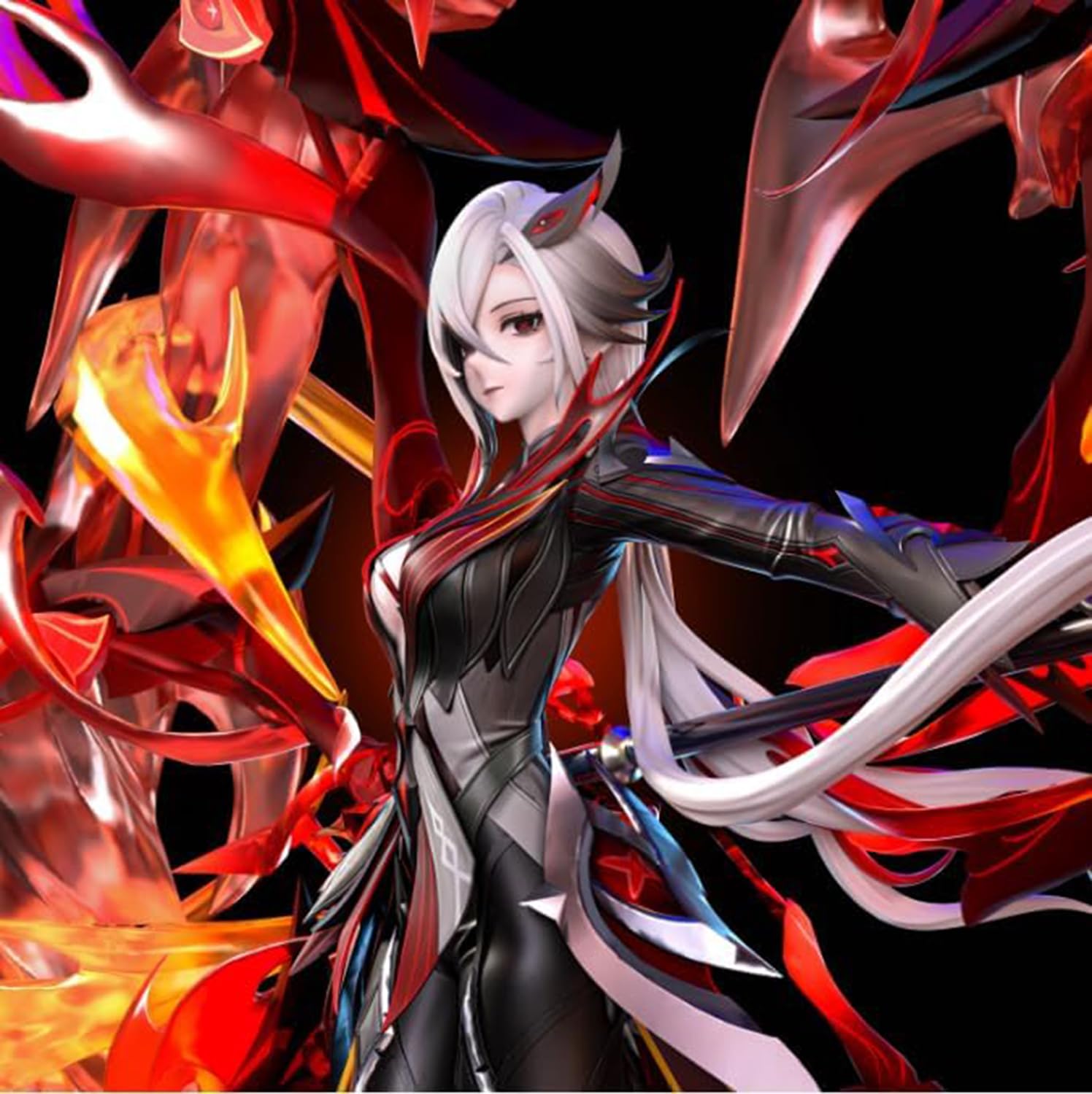 原神 ファデュイ アルレッキーノ 暝天の凶月 Ver. 1/6スケール 塗装済み 原神 ファデュイ アルレッキーノ 暝天の凶月 Ver. 1/6スケール